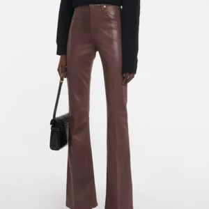 Veronica Beard Beverly High Rise Skinny Flare pant coated